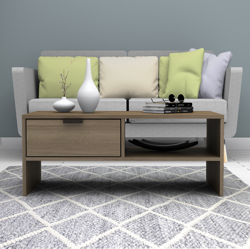 Τραπεζάκι σαλονιού χρώμα καρυδί 4