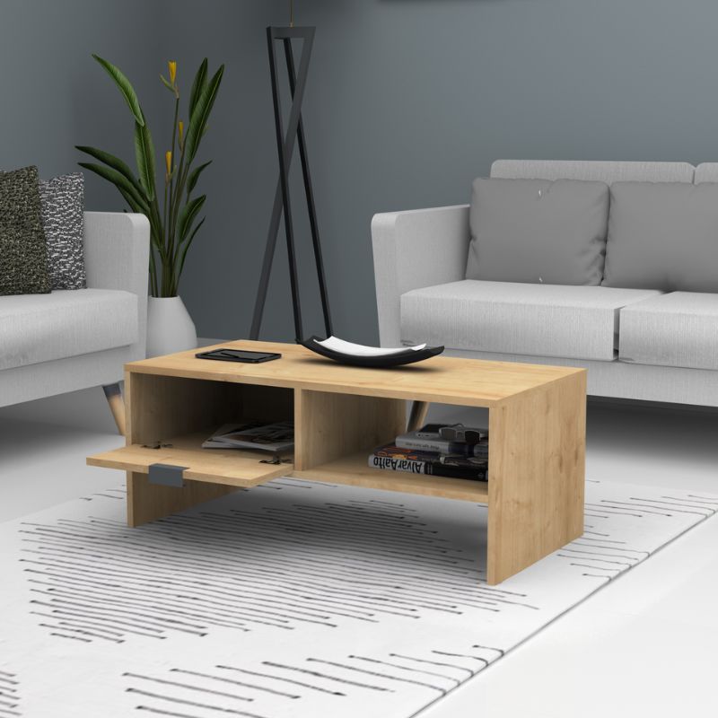 Τραπεζάκι σαλονιού χρώμα φυσικό οξιάς 2