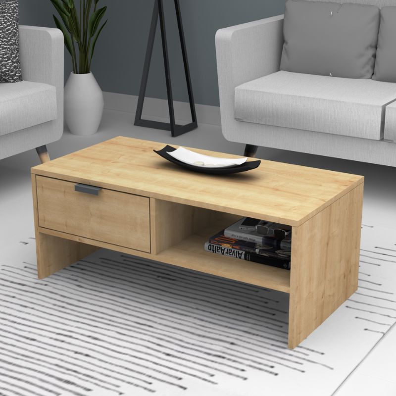 Τραπεζάκι σαλονιού χρώμα φυσικό οξιάς 3