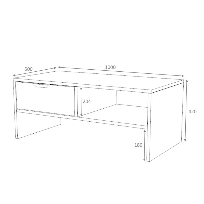 Τραπεζάκι σαλονιού χρώμα φυσικό οξιάς 5