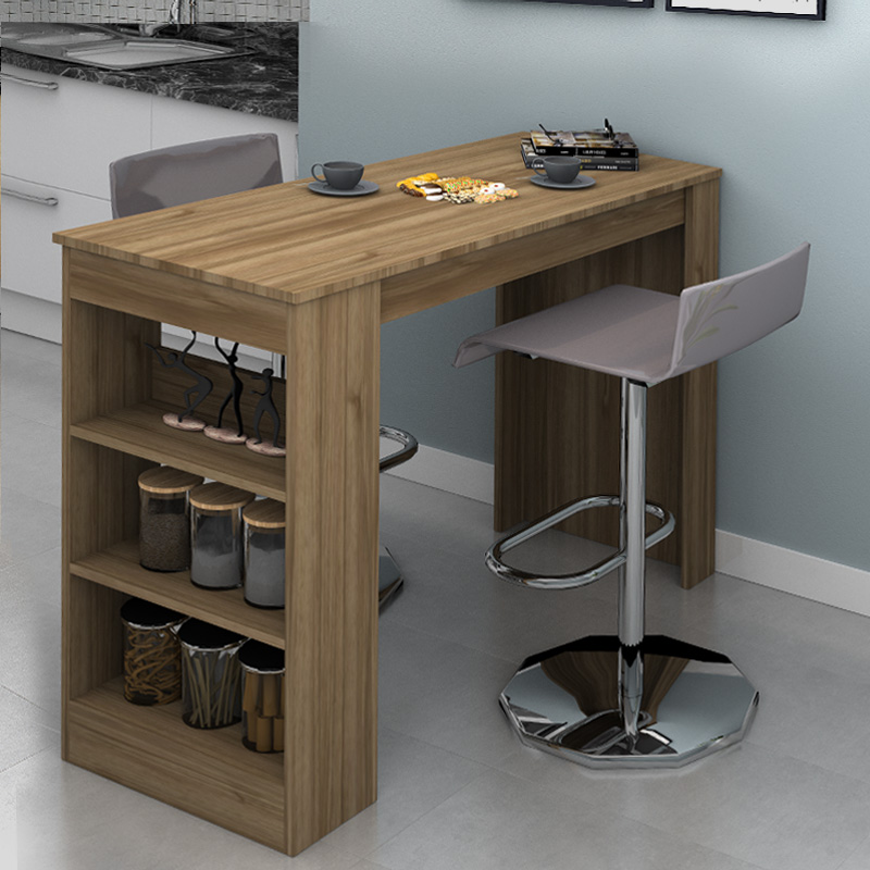 Τραπέζι μπαρ χρώμα καρυδί