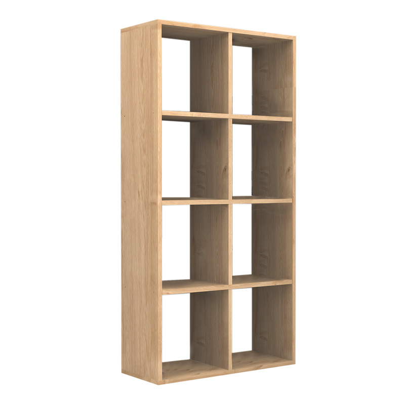 Βιβλιοθήκη χρώμα φυσικό οξιάς 3