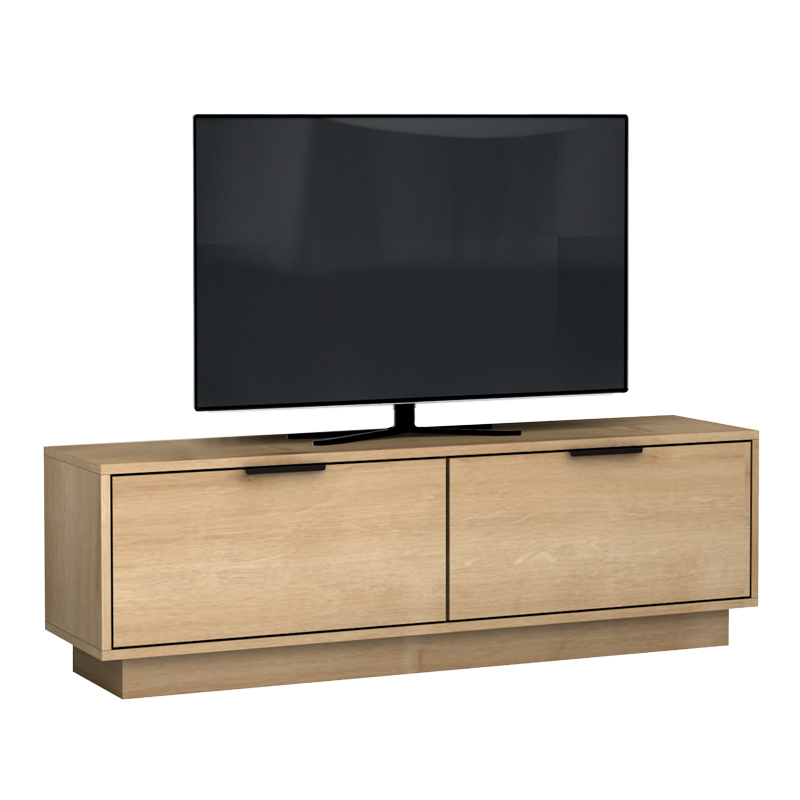Έπιπλο τηλεόρασης χρώμα φυσικό οξιάς 140x35x43cm. 3