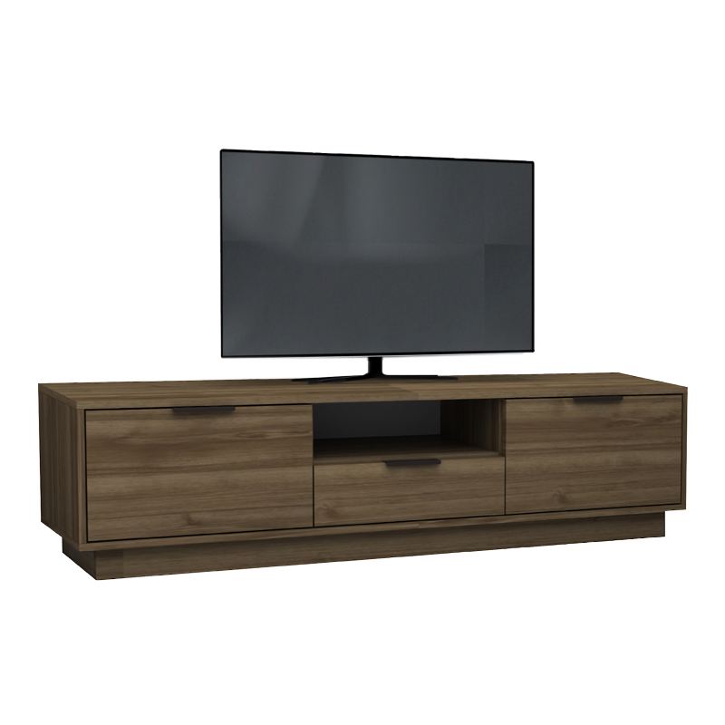 Έπιπλο τηλεόρασης χρώμα καρυδί 180x35x43cm. 3