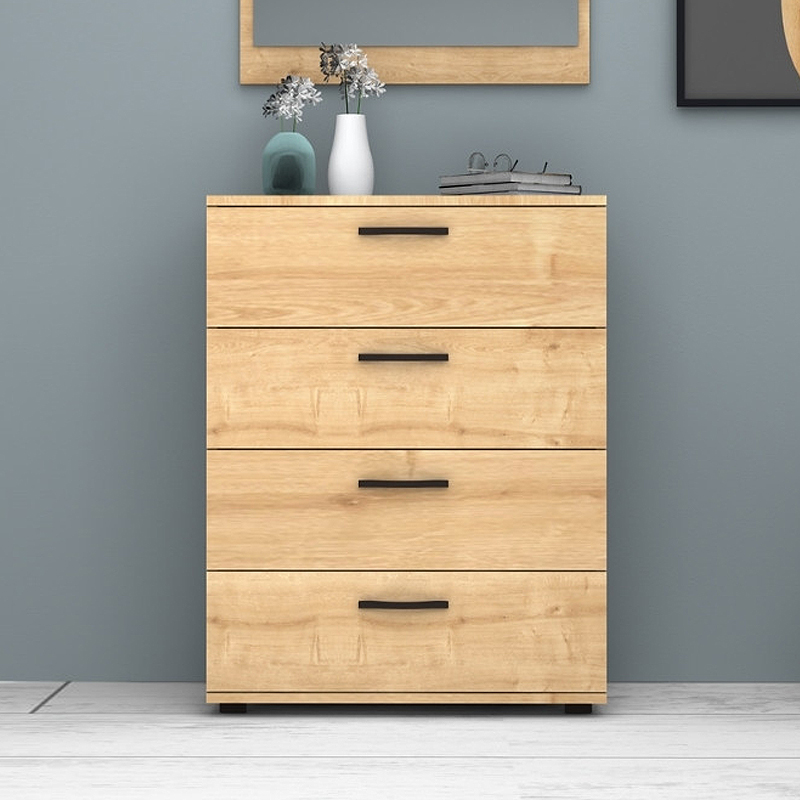 Συρταριέρα χρώμα φυσικό οξιάς 4