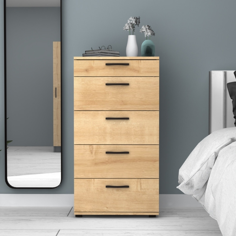 Συρταριέρα χρώμα φυσικό οξιάς 4