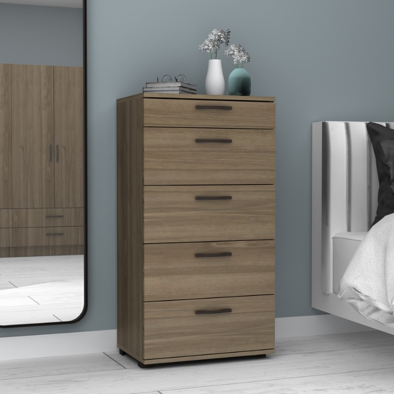 Συρταριέρα χρώμα καρυδί 3