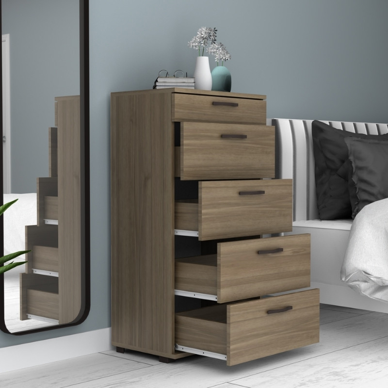 Συρταριέρα χρώμα καρυδί 4