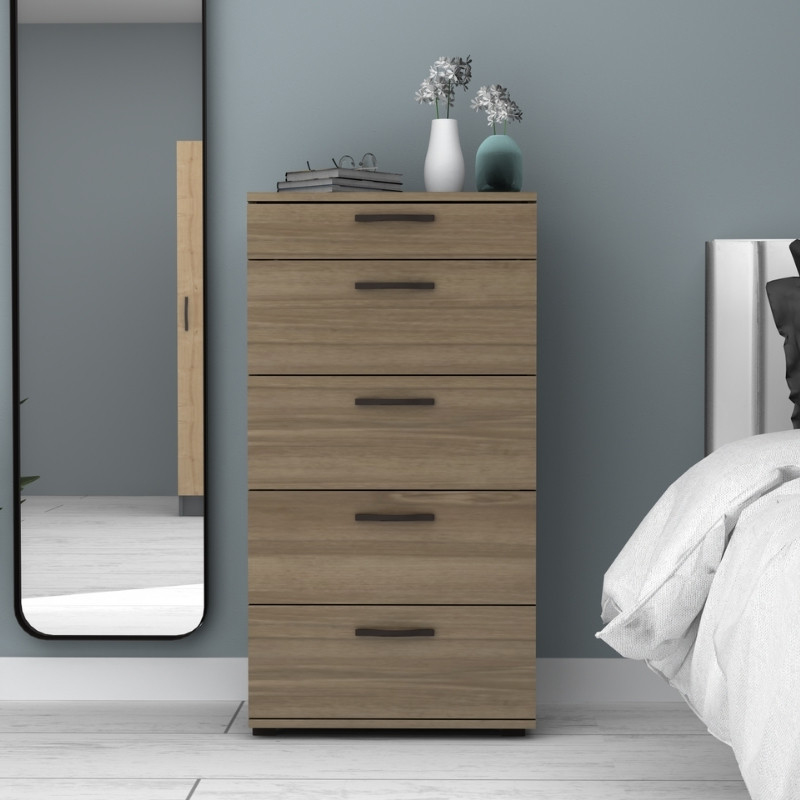 Συρταριέρα χρώμα καρυδί 5