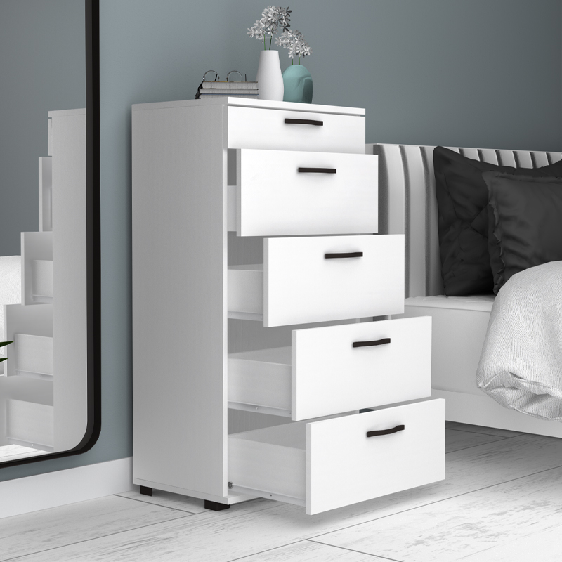 Συρταριέρα χρώμα λευκό 2