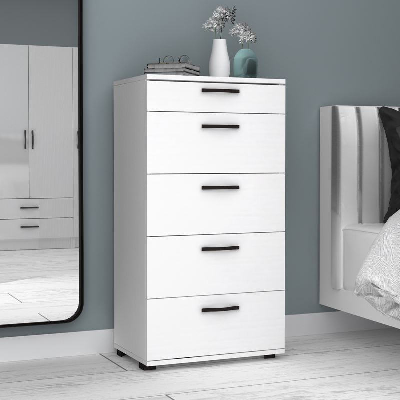 Συρταριέρα χρώμα λευκό 3