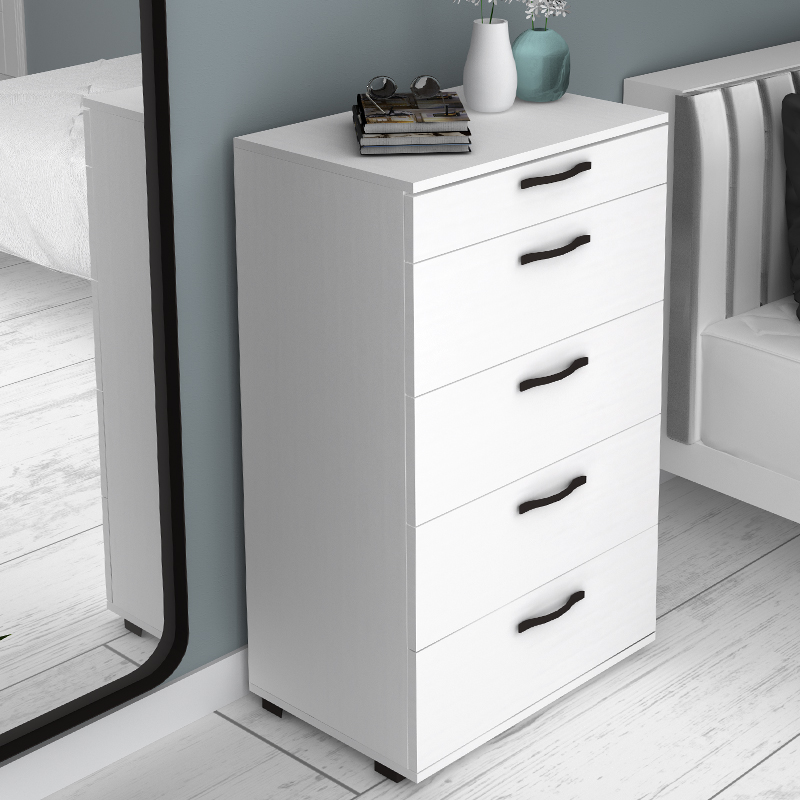 Συρταριέρα χρώμα λευκό 4