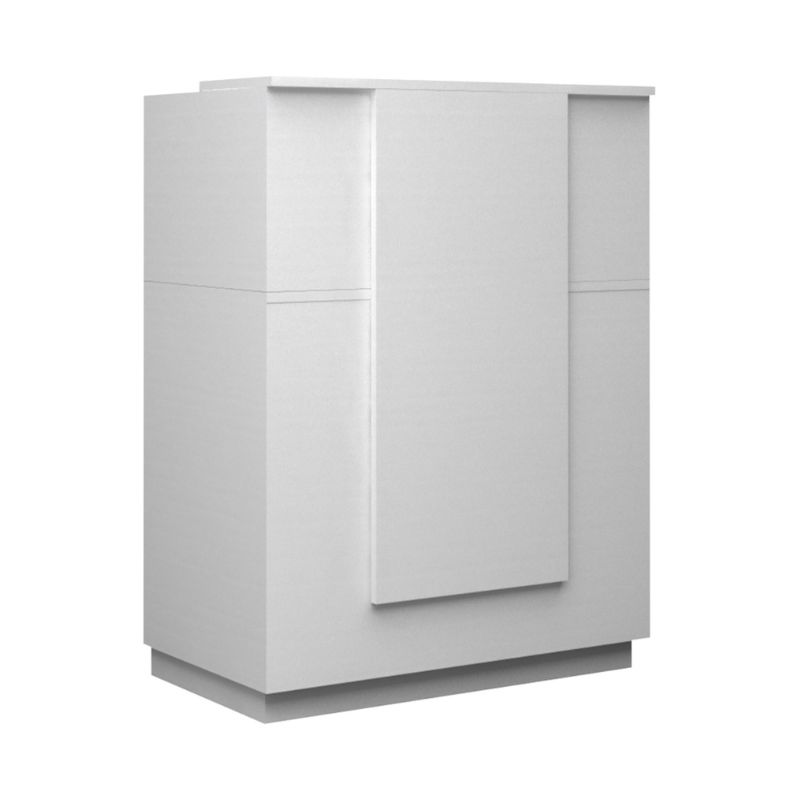 Γραφείο υποδοχής - reception χρώμα λευκό 5