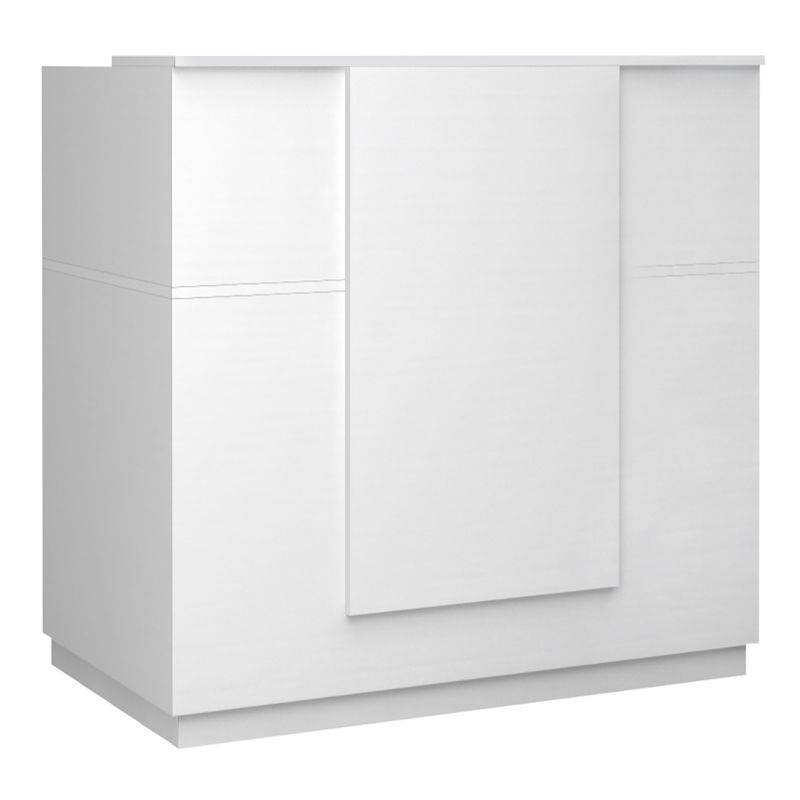 Γραφείο υποδοχής - reception χρώμα λευκό 7