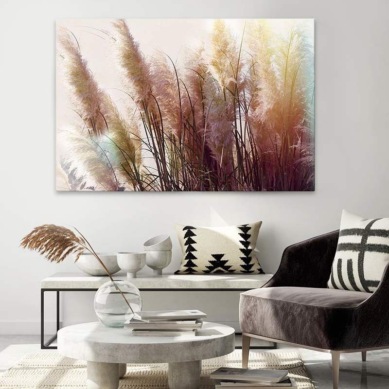 Πίνακας σε καμβά "Soft Pampas" ψηφιακής εκτύπωσης 2