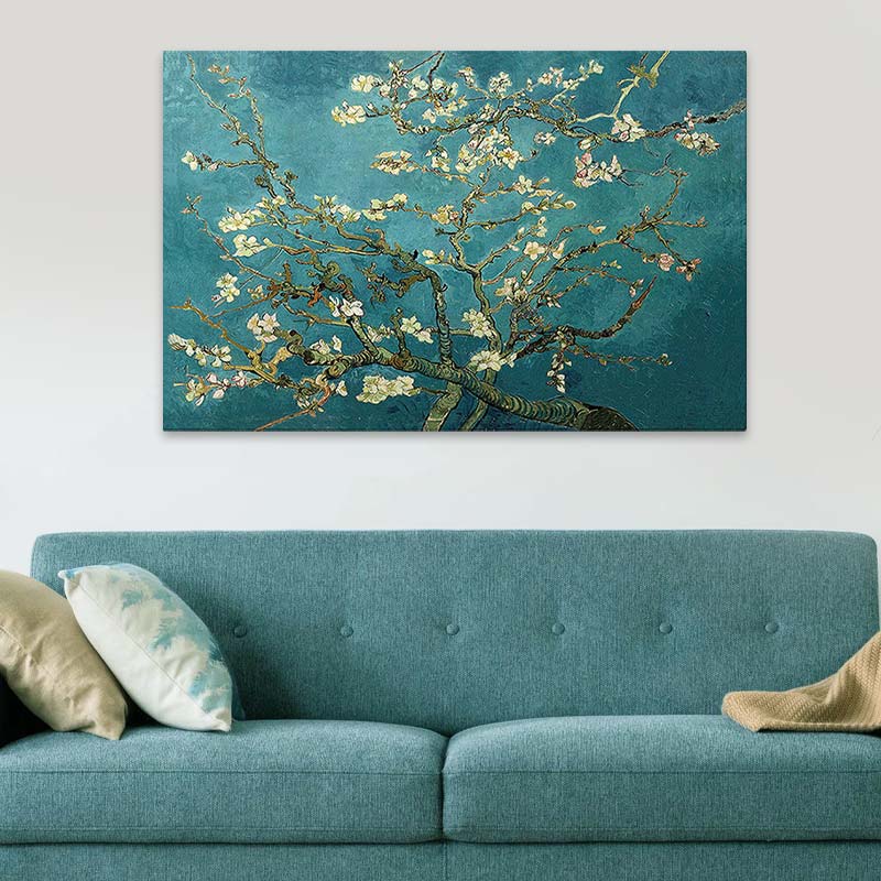 Πίνακας σε καμβά "Blooming Flowers" ψηφιακής εκτύπωσης 2