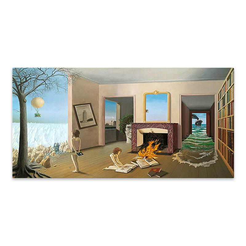 Πίνακας σε καμβά "Entre De La Memoire" ψηφιακής εκτύπωσης