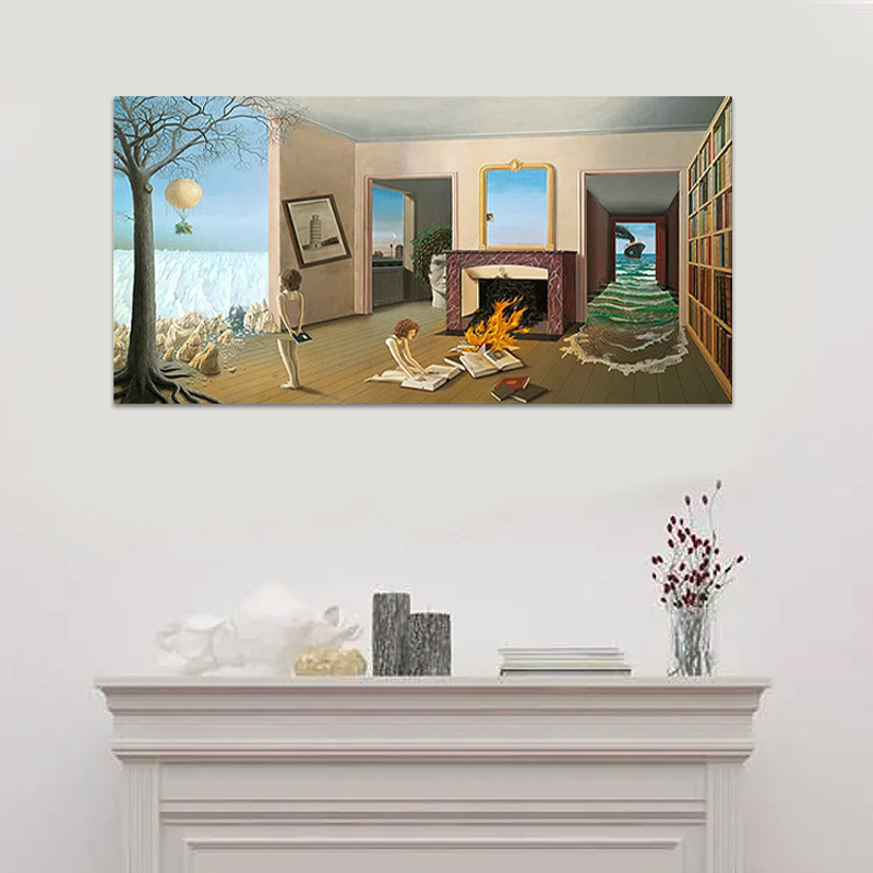 Πίνακας σε καμβά "Entre De La Memoire" ψηφιακής εκτύπωσης 2