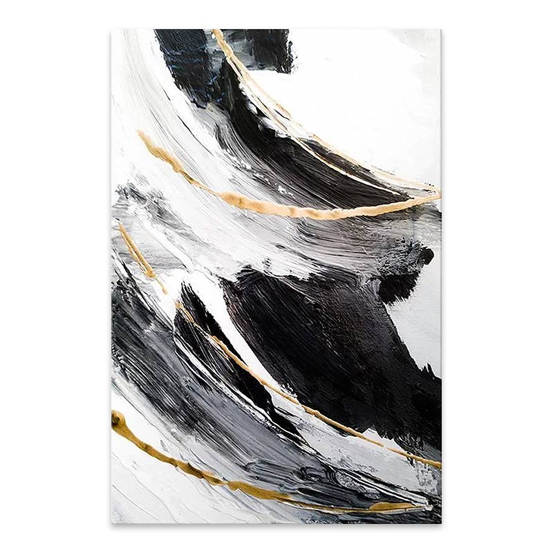 Πίνακας σε καμβά "Golden Reflections" ψηφιακής εκτύπωσης