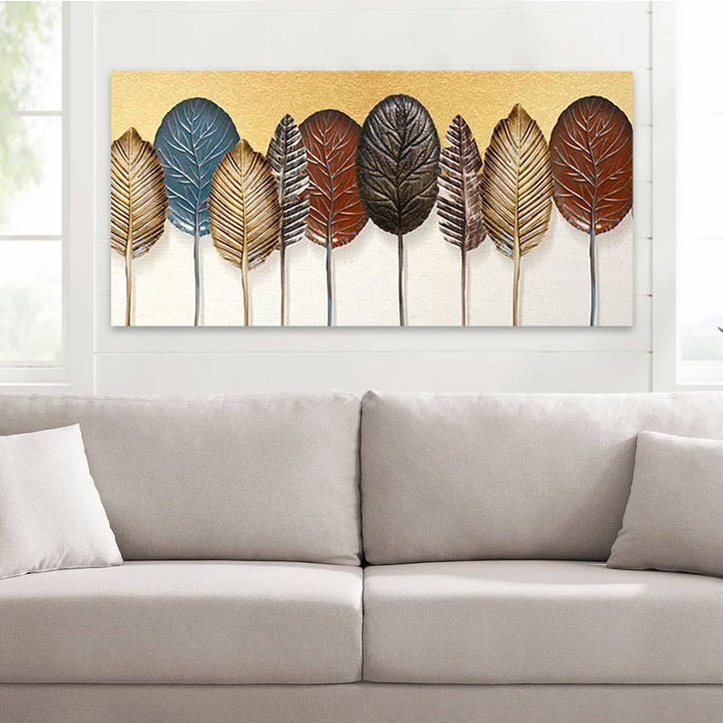 Πίνακας σε καμβά "Autumn Leaves" ψηφιακής εκτύπωσης 2