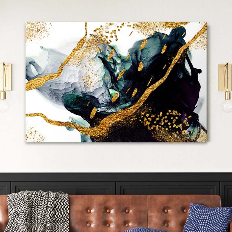 Πίνακας σε καμβά "Sapphire" Megapap ψηφιακής εκτύπωσης 140x100x3εκ. 2