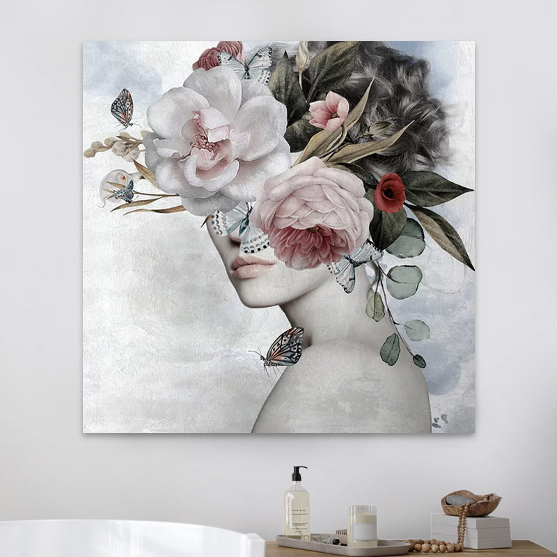 Πίνακας σε καμβά "Hidden Face" ψηφιακής εκτύπωσης 2