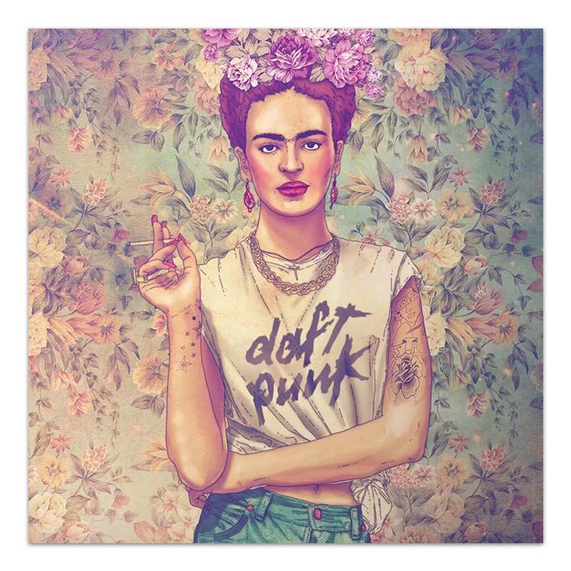 Πίνακας σε καμβά "Frida Punk" ψηφιακής εκτύπωσης