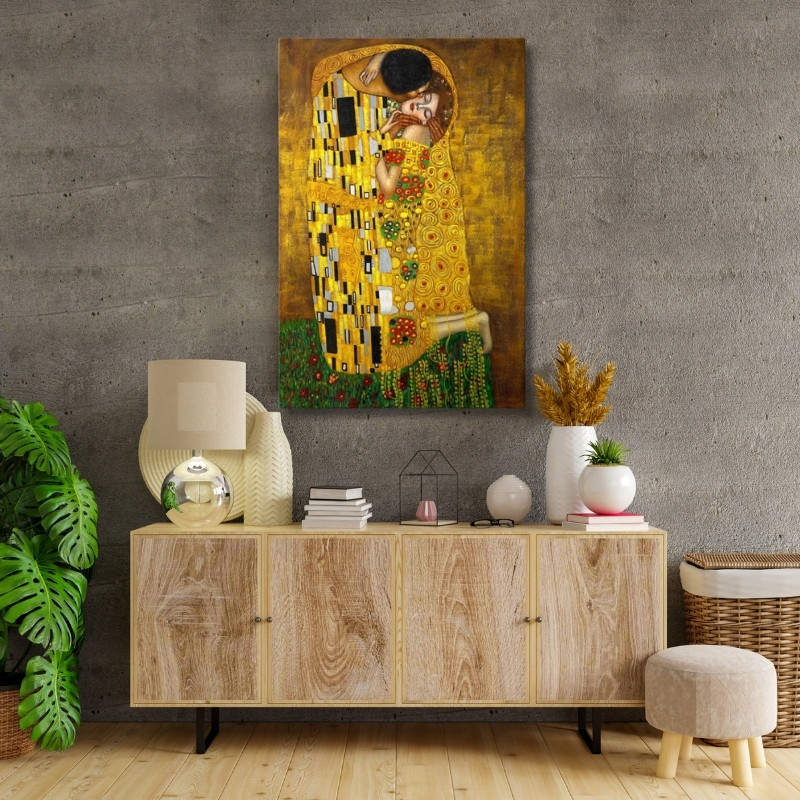 Πίνακας σε καμβά "The Kiss" ψηφιακής εκτύπωσης 2