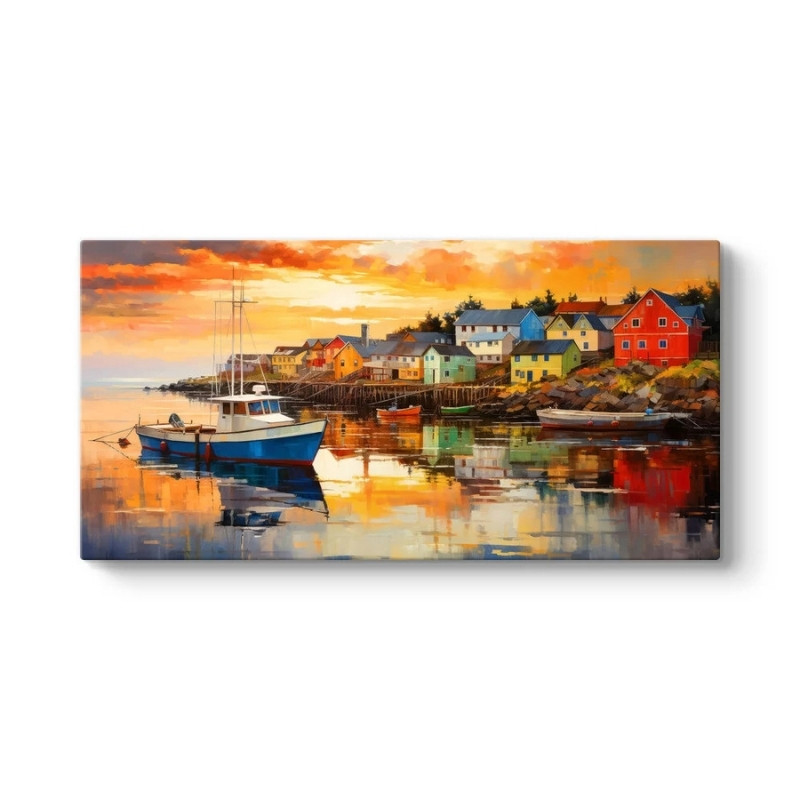 Πίνακας σε καμβά "Fishing Boat" ψηφιακής εκτύπωσης