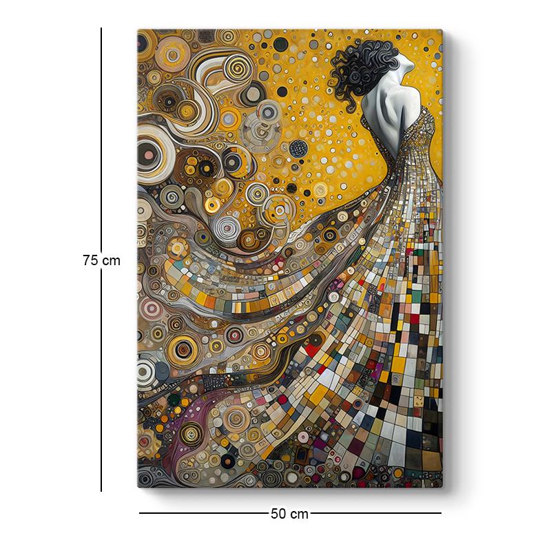 Πίνακας σε καμβά "Elegant Woman" ψηφιακής εκτύπωσης 3