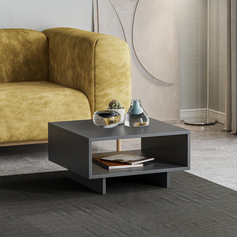 Τραπεζάκι σαλονιού χρώμα ανθρακί 4