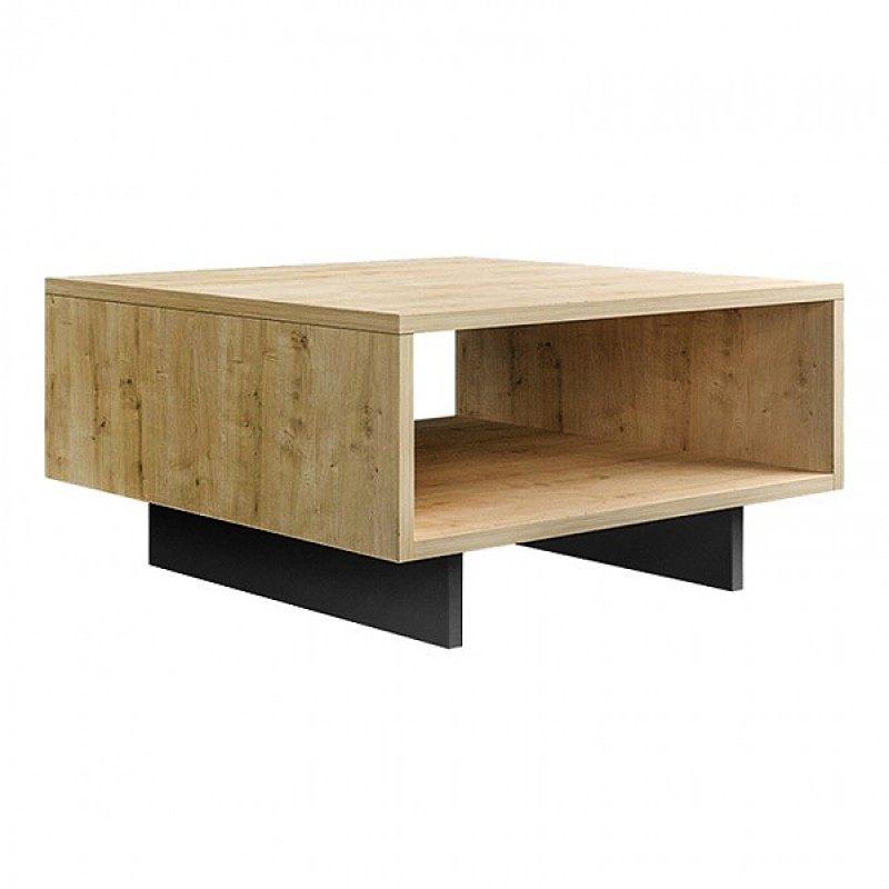 Τραπεζάκι σαλονιού χρώμα oak - ανθρακί 6