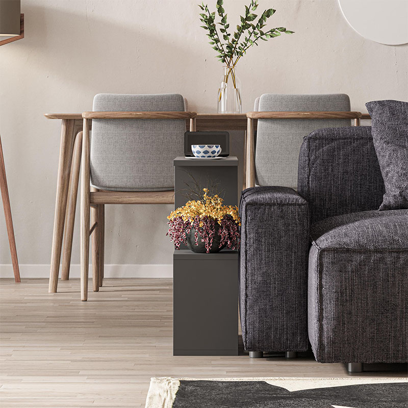 Τραπεζάκι βοηθητικό χρώμα ανθρακί 3