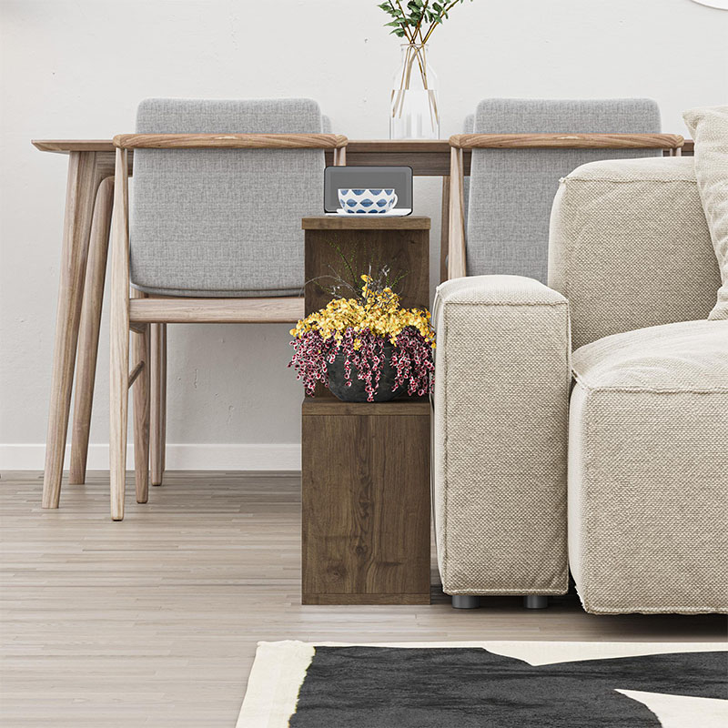 Τραπεζάκι βοηθητικό χρώμα ανοιχτό καρυδί 2