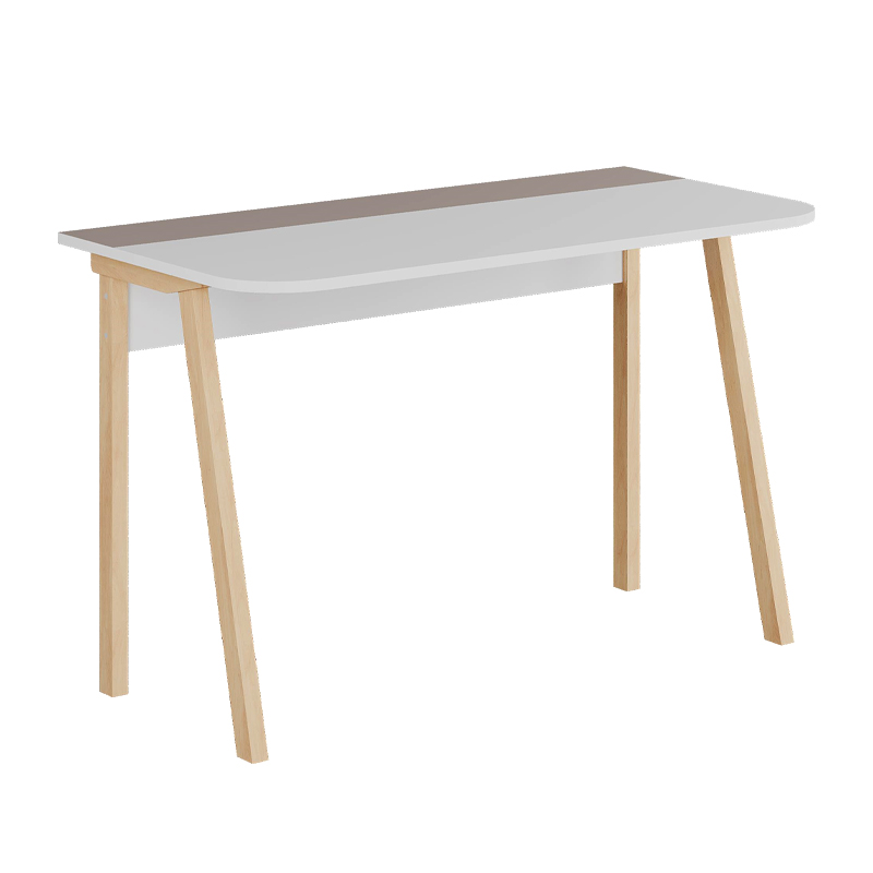 Γραφείο εργασίας χρώμα ανοιχτή μόκα/λευκό 4