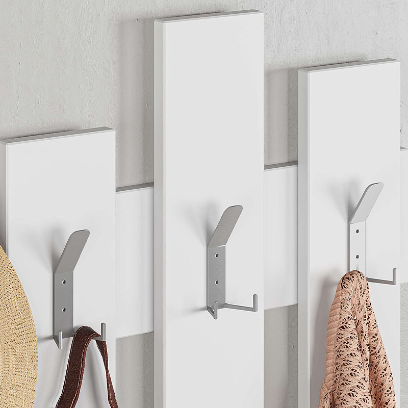 Κρεμάστρα τοίχου χρώμα λευκό 2