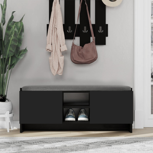 Παπουτσοθήκη χρώμα μαύρο 3