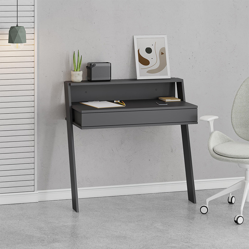 Γραφείο εργασίας χρώμα ανθρακί 4