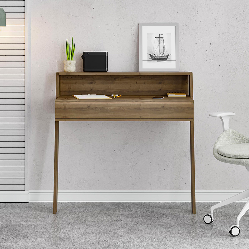 Γραφείο εργασίας χρώμα ανοιχτό καρυδί 3