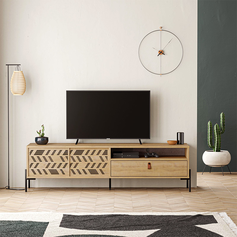 Έπιπλο τηλεόρασης χρώμα oak 3