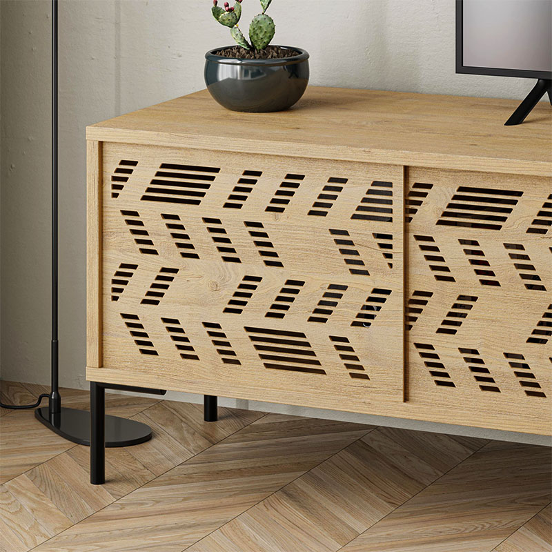 Έπιπλο τηλεόρασης χρώμα oak 4