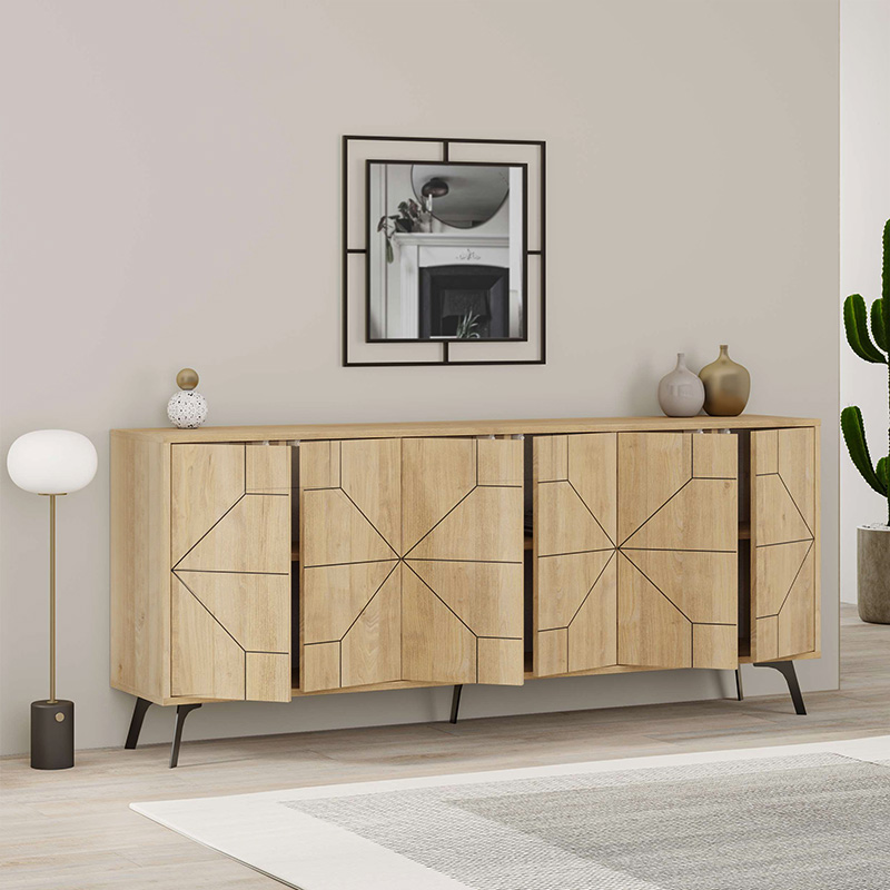 Μπουφές χρώμα oak 2