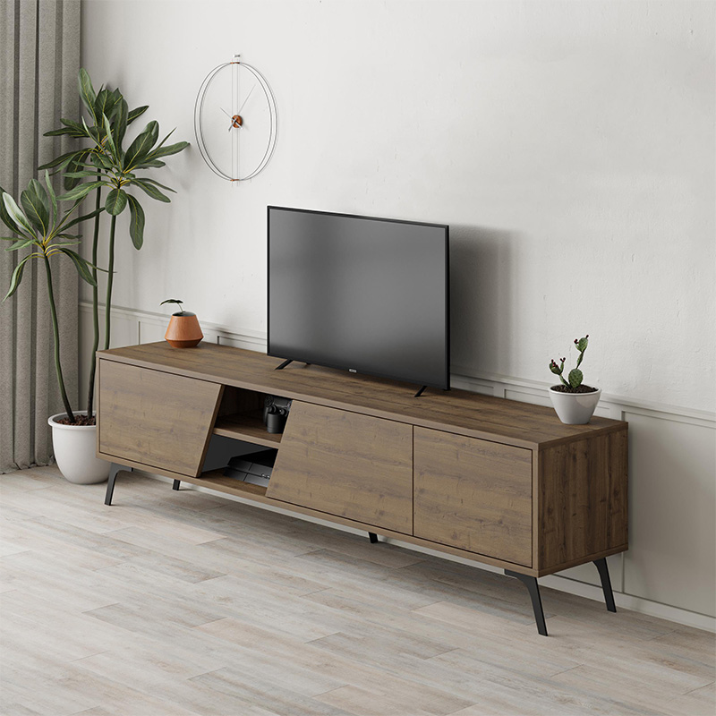 Έπιπλο τηλεόρασης χρώμα ανοιχτό καρυδί 3