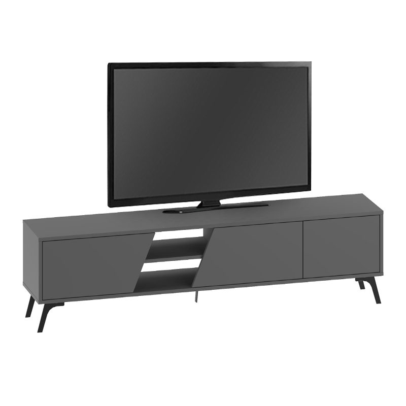 Έπιπλο τηλεόρασης χρώμα ανθρακί 5