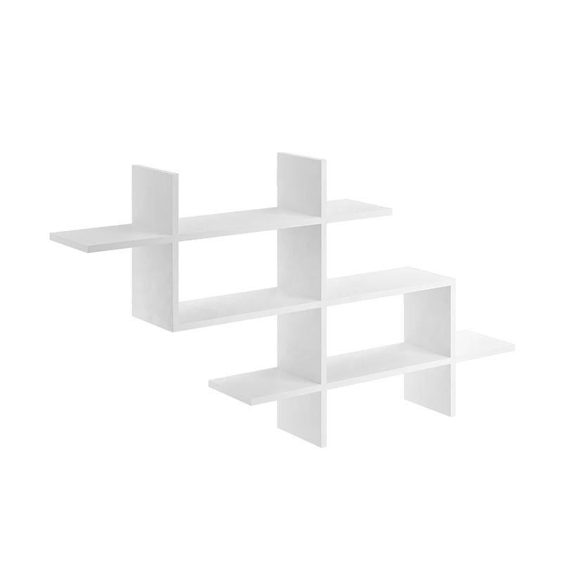 Ραφιέρα τοίχου χρώμα λευκό 4