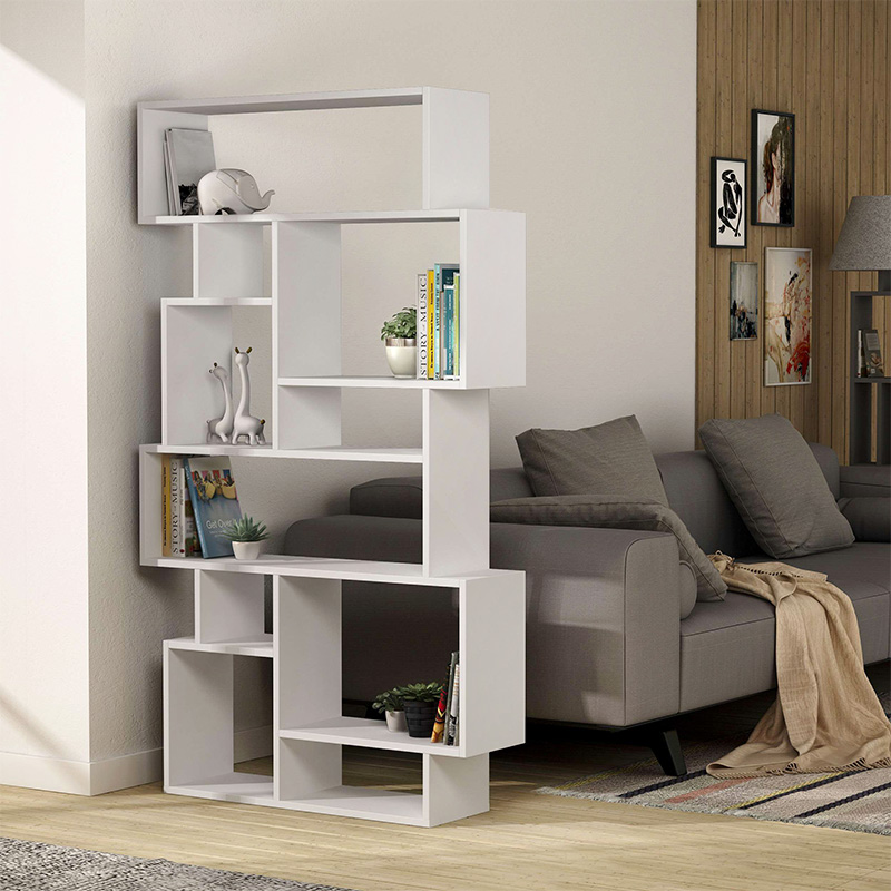 Βιβλιοθήκη χρώμα λευκό 2