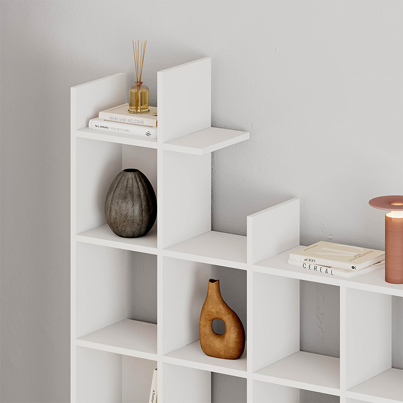 Βιβλιοθήκη χρώμα λευκό 3