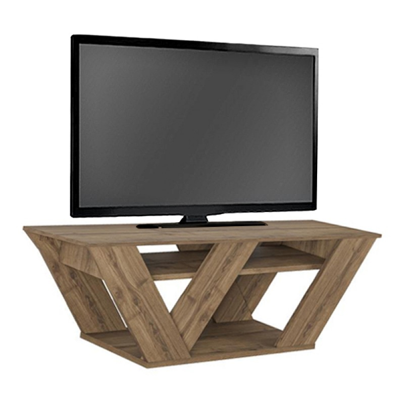 Έπιπλο τηλεόρασης χρώμα ανοιχτό καρυδί 4