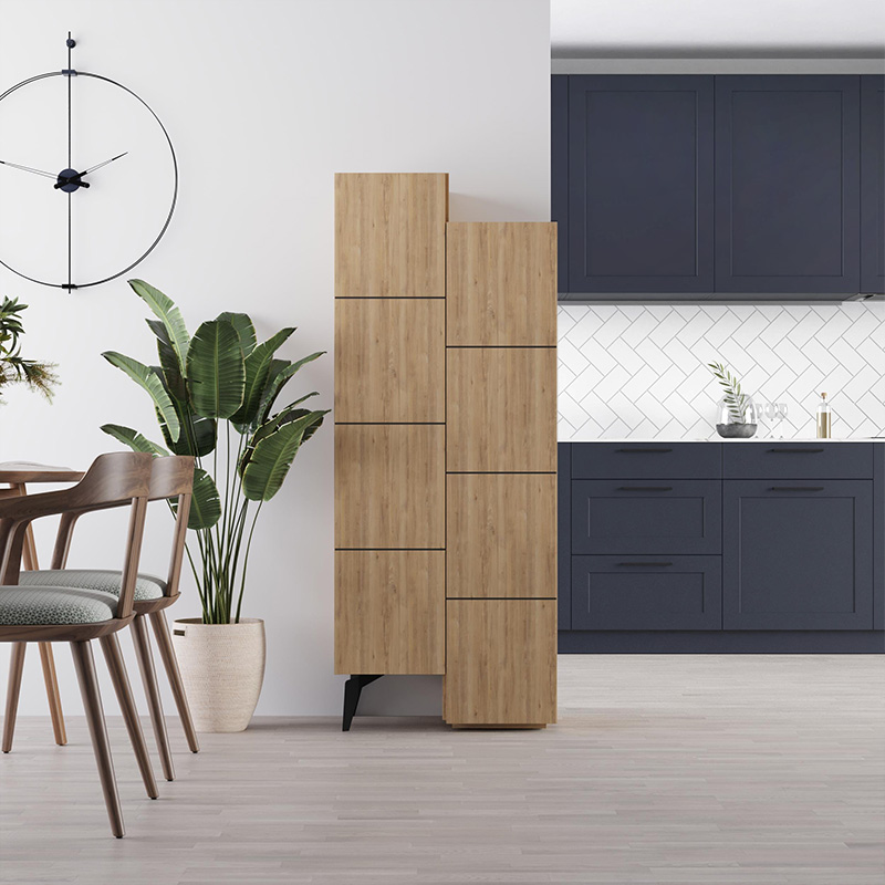Ντουλάπι κουζίνας/μπάνιου - Παπουτσοθήκη χρώμα oak 3