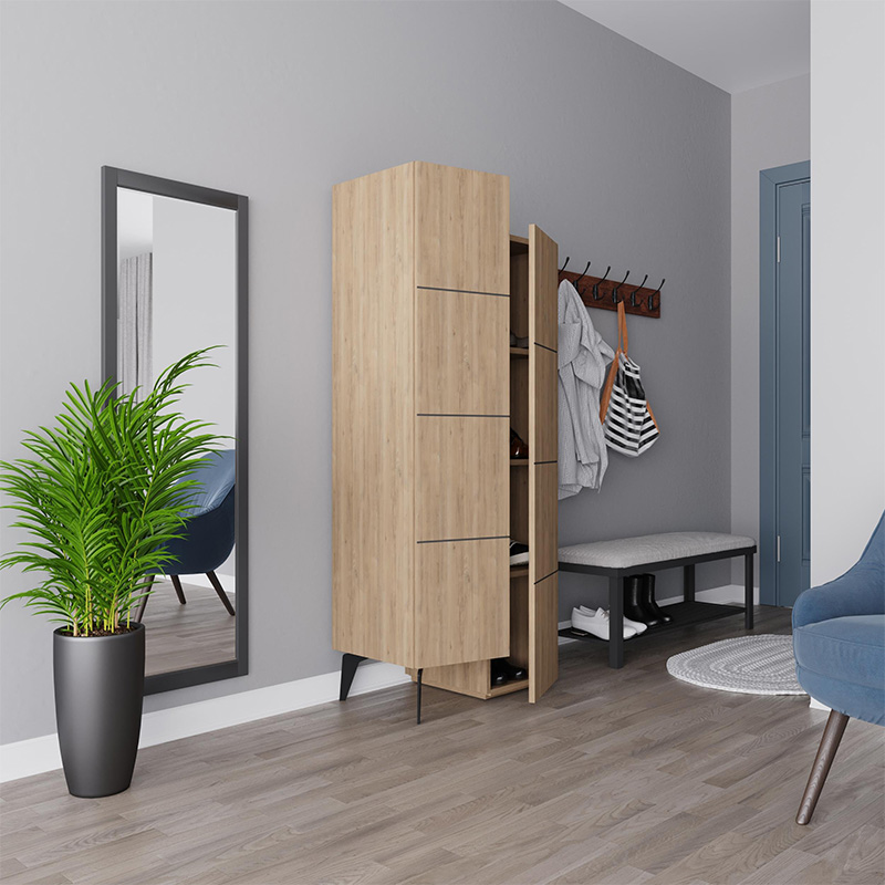 Ντουλάπι κουζίνας/μπάνιου - Παπουτσοθήκη χρώμα oak 5